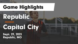 Republic  vs Capital City   Game Highlights - Sept. 29, 2023
