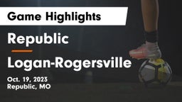 Republic  vs Logan-Rogersville  Game Highlights - Oct. 19, 2023