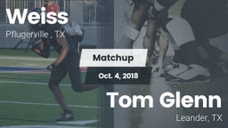 Matchup: Weiss  vs. Tom Glenn  2018