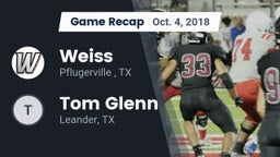 Recap: Weiss  vs. Tom Glenn  2018