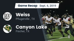 Recap: Weiss  vs. Canyon Lake  2019