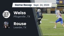 Recap: Weiss  vs. Rouse  2020