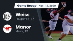 Recap: Weiss  vs. Manor  2020