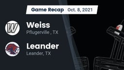 Recap: Weiss  vs. Leander  2021