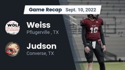 Recap: Weiss  vs. Judson  2022