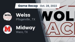 Recap: Weiss  vs. Midway  2022