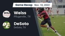 Recap: Weiss  vs. DeSoto  2022