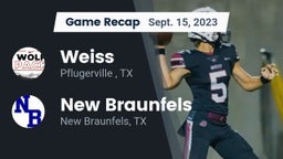 Recap: Weiss  vs. New Braunfels  2023