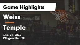 Weiss  vs Temple  Game Highlights - Jan. 21, 2023