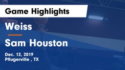 Weiss  vs Sam Houston  Game Highlights - Dec. 12, 2019