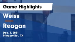 Weiss  vs Reagan  Game Highlights - Dec. 3, 2021