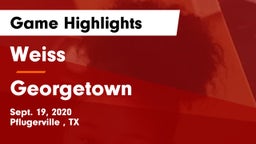 Weiss  vs Georgetown  Game Highlights - Sept. 19, 2020