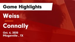 Weiss  vs Connally  Game Highlights - Oct. 6, 2020