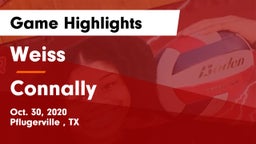 Weiss  vs Connally  Game Highlights - Oct. 30, 2020