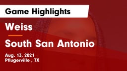 Weiss  vs South San Antonio  Game Highlights - Aug. 13, 2021