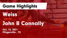 Weiss  vs John B Connally  Game Highlights - Oct. 12, 2021