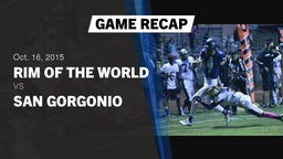 Recap: Rim of the World  vs. San Gorgonio  2015