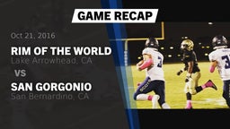 Recap: Rim of the World  vs. San Gorgonio  2016
