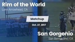 Matchup: Rim of the World vs. San Gorgonio  2017