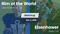Matchup: Rim of the World vs. Eisenhower  2018