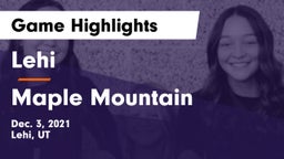 Lehi  vs Maple Mountain  Game Highlights - Dec. 3, 2021