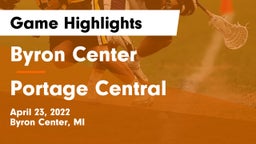 Byron Center  vs Portage Central Game Highlights - April 23, 2022