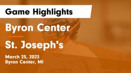 Byron Center  vs St. Joseph's  Game Highlights - March 25, 2023