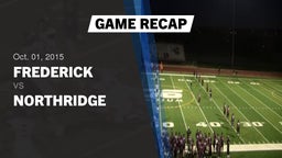 Recap: Frederick  vs. Northridge 2015