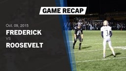 Recap: Frederick  vs. Roosevelt 2015