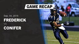 Recap: Frederick  vs. Conifer  2015