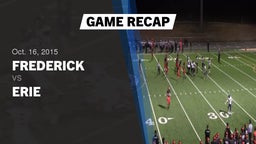 Recap: Frederick  vs. Erie 2015