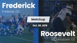Matchup: Frederick vs. Roosevelt  2016