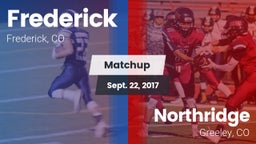 Matchup: Frederick vs. Northridge  2017