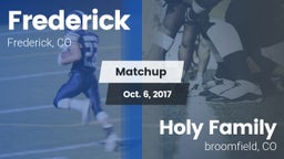 Matchup: Frederick vs. Holy Family 2017