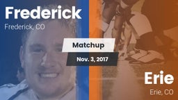 Matchup: Frederick vs. Erie  2017