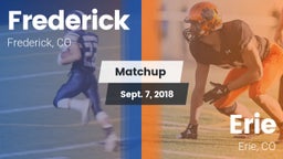 Matchup: Frederick vs. Erie  2018