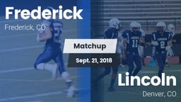 Matchup: Frederick vs. Lincoln  2018