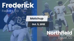 Matchup: Frederick vs. Northfield  2018