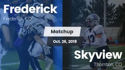 Matchup: Frederick vs. Skyview  2018
