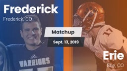 Matchup: Frederick vs. Erie  2019