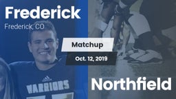 Matchup: Frederick vs. Northfield 2019