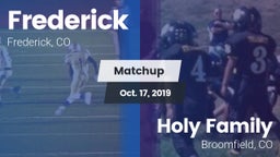 Matchup: Frederick vs. Holy Family  2019