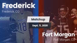Matchup: Frederick vs. Fort Morgan  2020