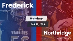 Matchup: Frederick vs. Northridge  2020