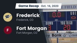 Recap: Frederick  vs. Fort Morgan  2020