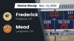 Recap: Frederick  vs. Mead  2020