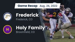 Recap: Frederick  vs. Holy Family  2022