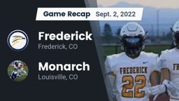 Recap: Frederick  vs. Monarch  2022
