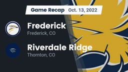 Recap: Frederick  vs. Riverdale Ridge  2022