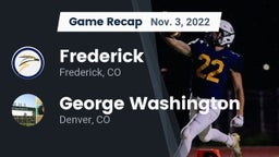 Recap: Frederick  vs. George Washington  2022